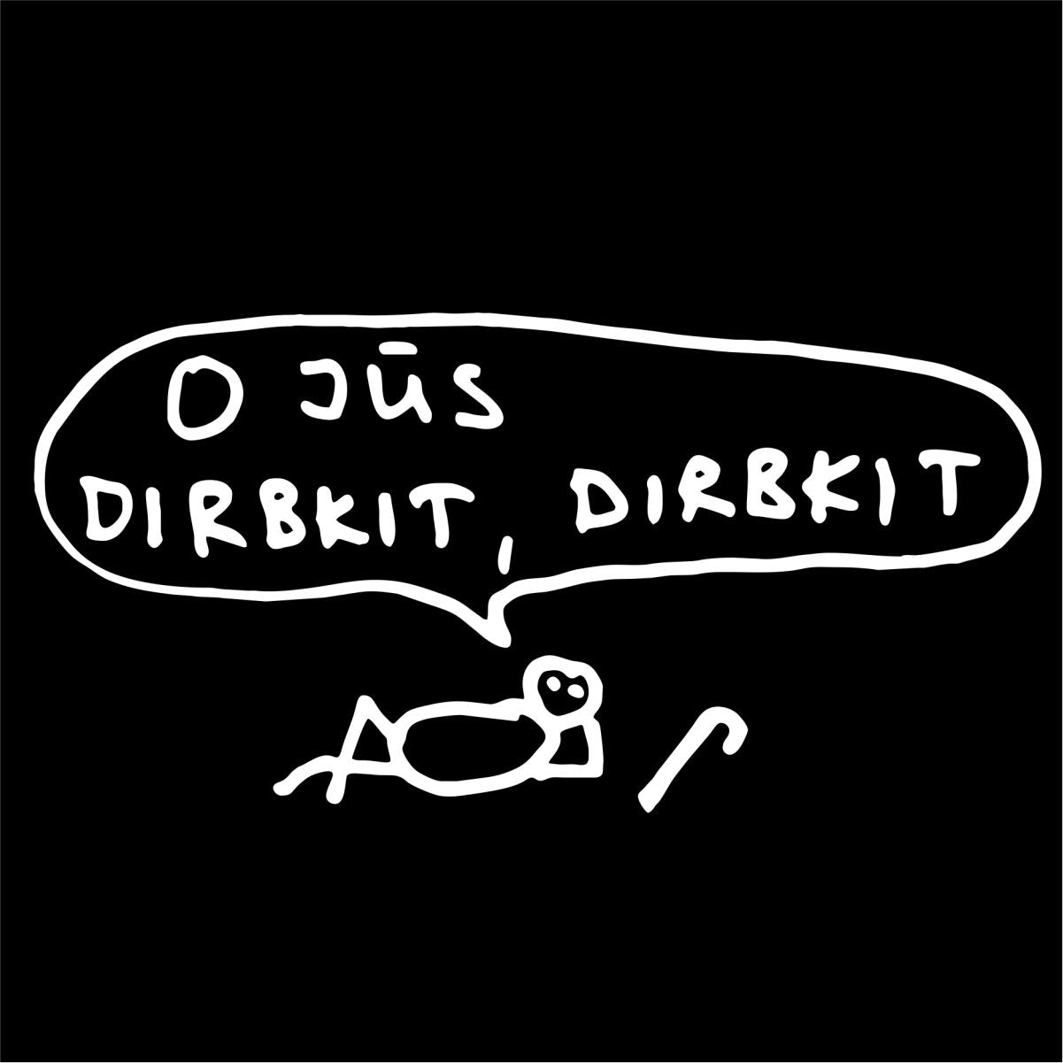 Juodi UNISEX marškinėliai "O jūs dirbkit, dirbkit“