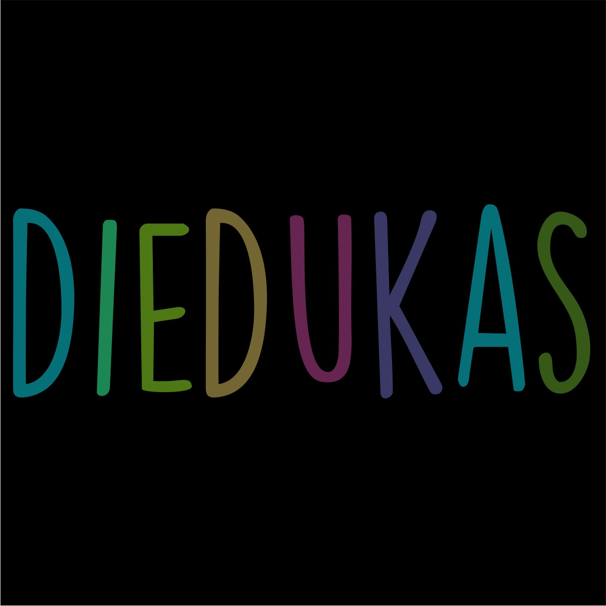 Juodos kojinės "Diedukas"