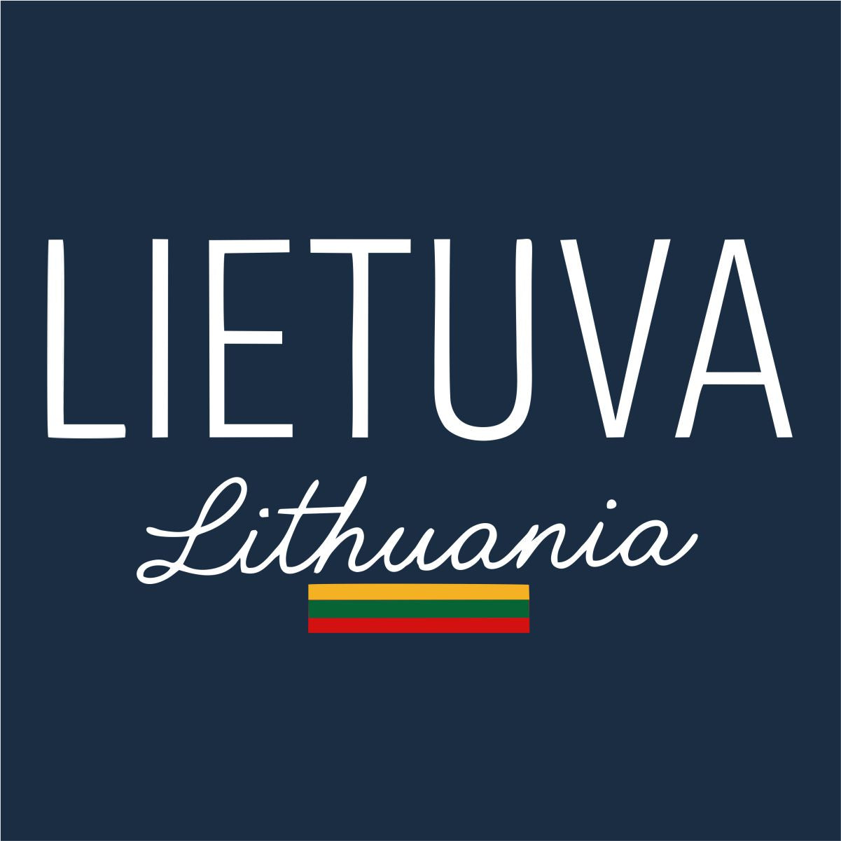 Mėlynas UNISEX džemperis be gobtuvo "Mes - tai Lietuva"