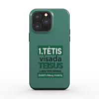 Apsauginis telefono dėklas "Tėtis visada teisus"