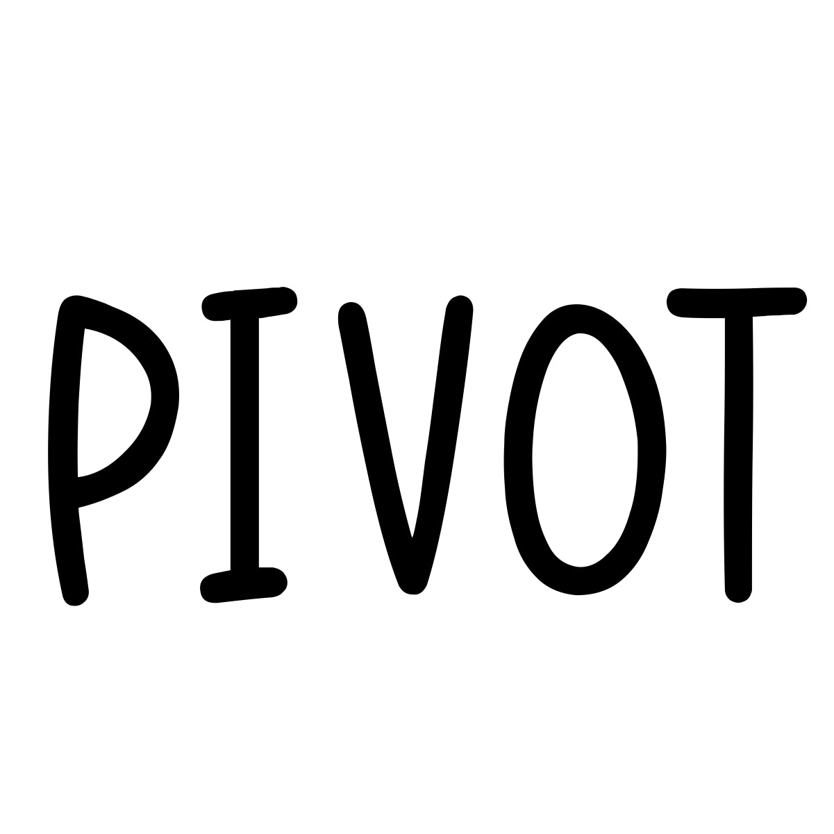 Balti UNISEX marškinėliai "Pivot"