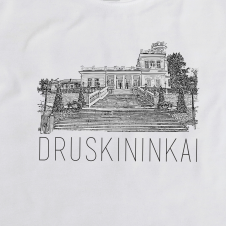 Balti vaikiški marškinėliai "Druskininkai"