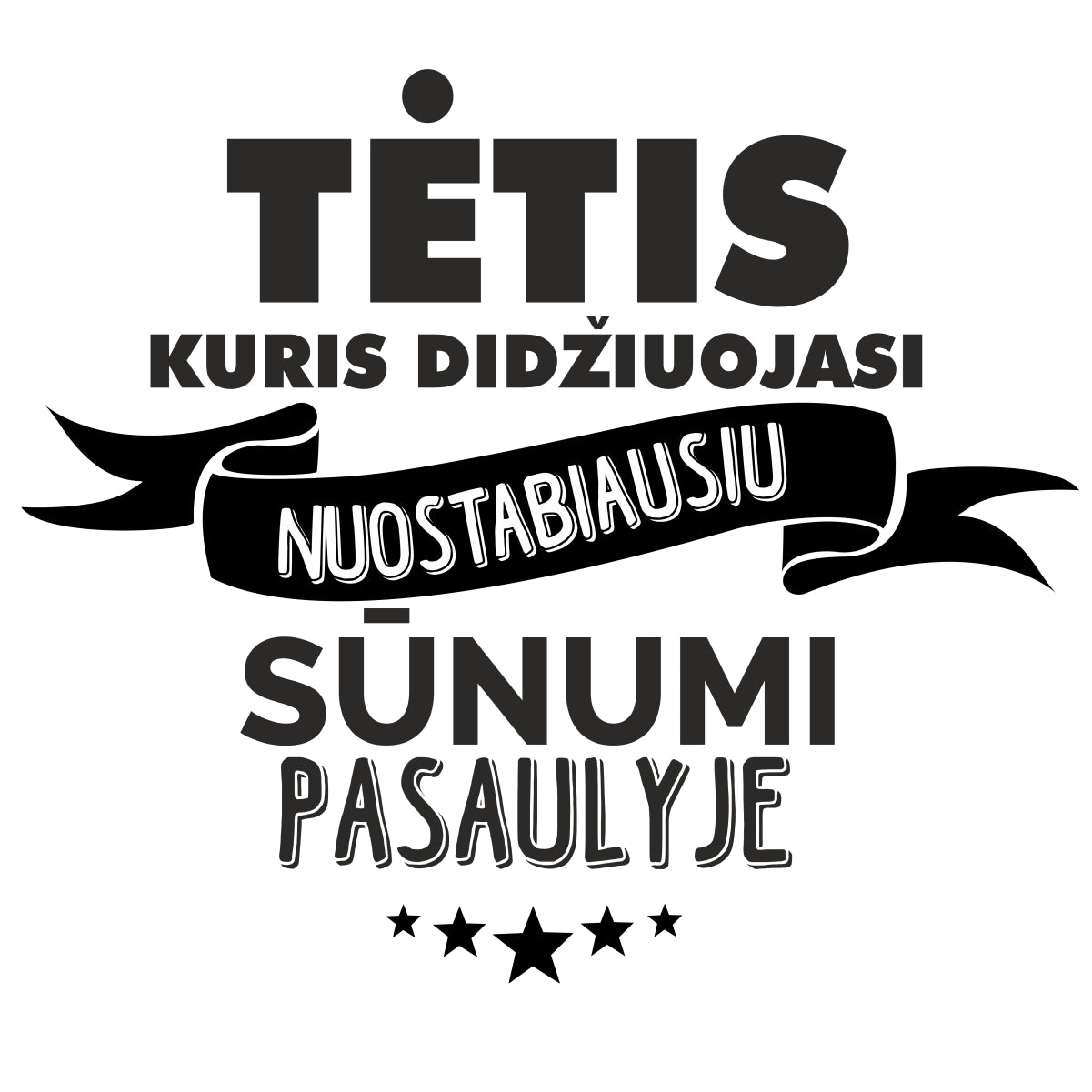 Balti marškinėliai "Tėtis, kuris didžiuojasi sūnumi"